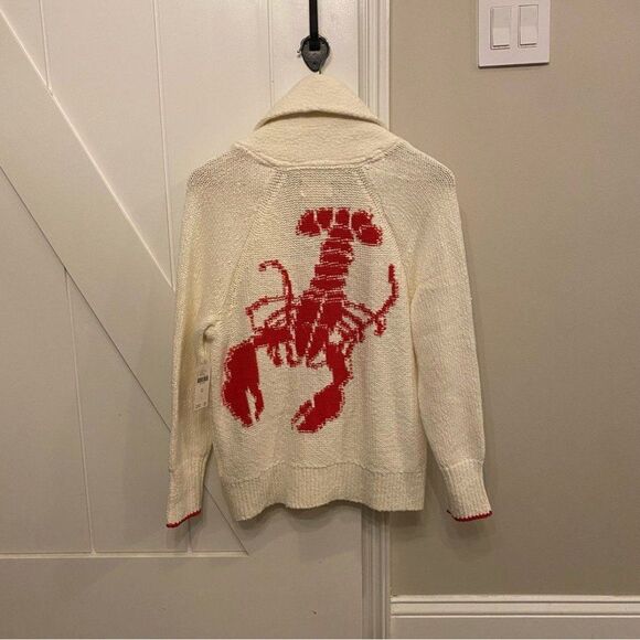 NWT Anthropologie Maeve Lobster Cardigan XS-Rare Find - Picture 8 of 8